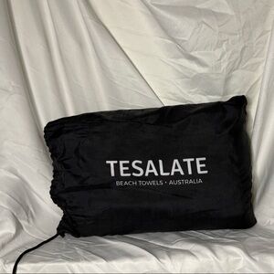 Black Beach Towel Bag